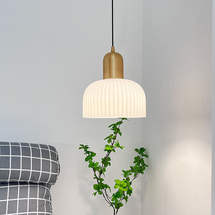 Wabi-Sabi Semi-circle Pendant Light