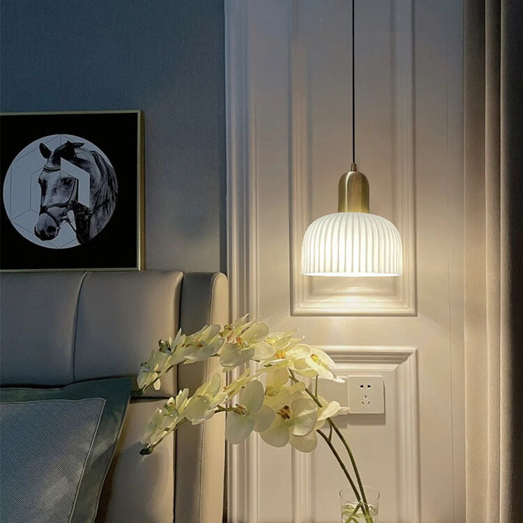 Wabi-Sabi Semi-circle Pendant Light