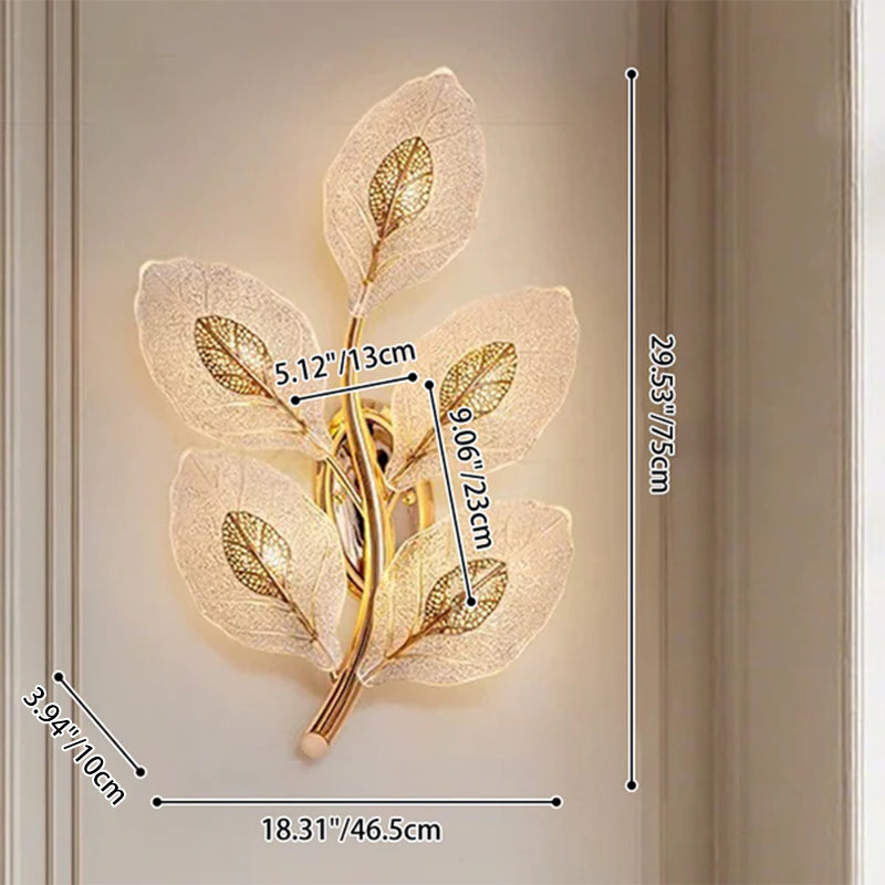 Modern Leaf Wall Sconce