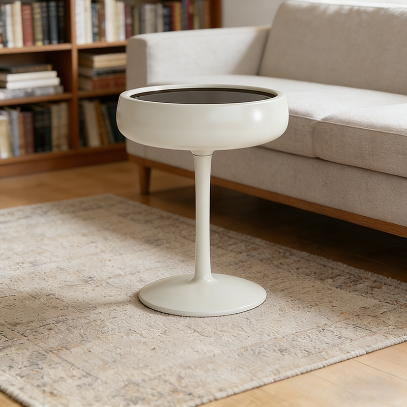 Contemporary Wine Glass Side Table