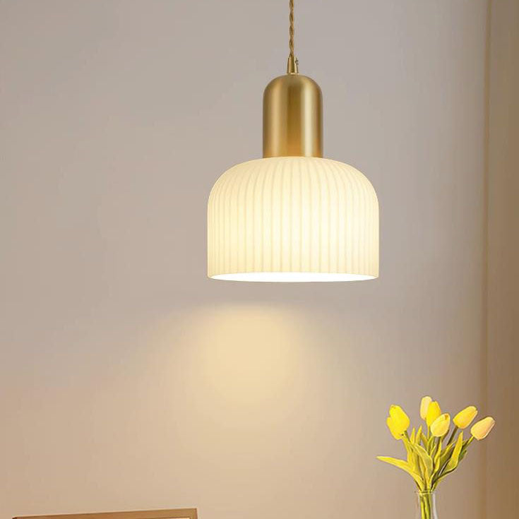 Wabi-Sabi Semi-circle Pendant Light