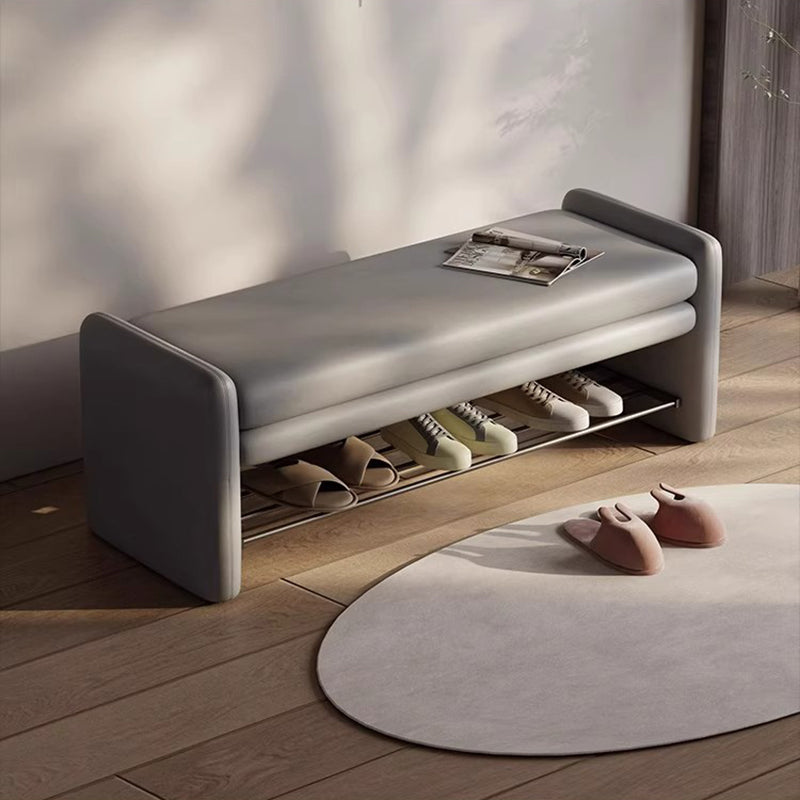 Modern Round Shoe Bench