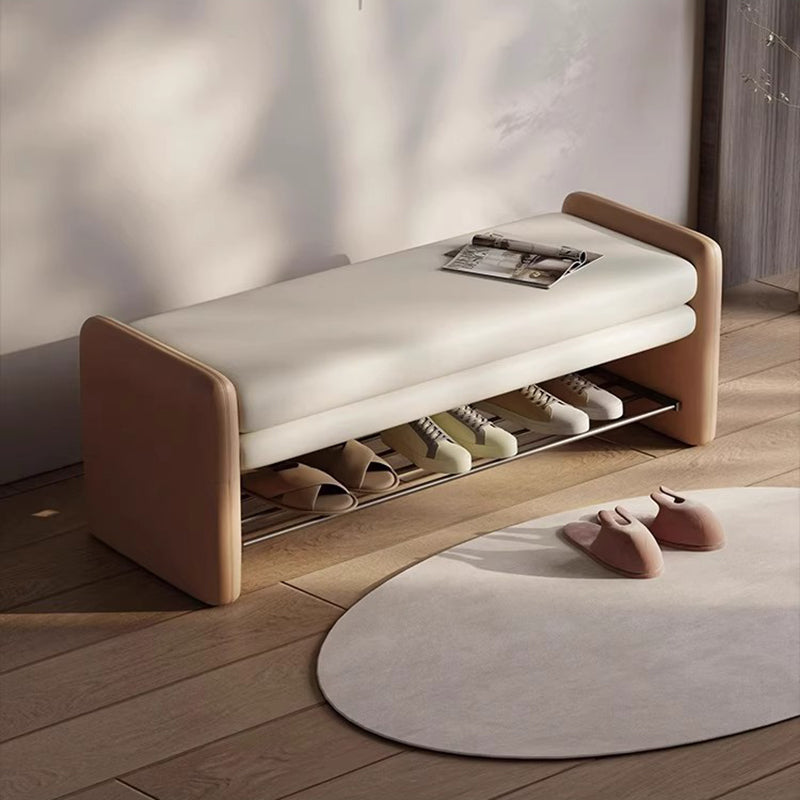 Modern Round Shoe Bench