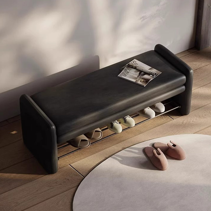 Modern Round Shoe Bench