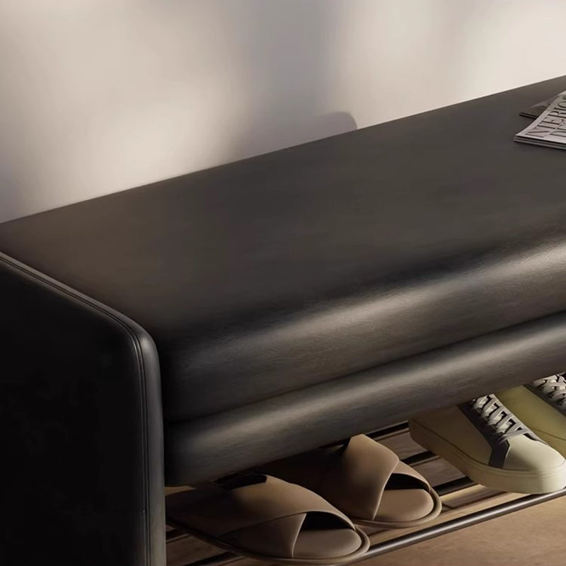 Modern Round Shoe Bench