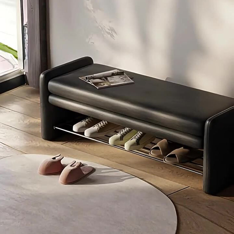 Modern Round Shoe Bench
