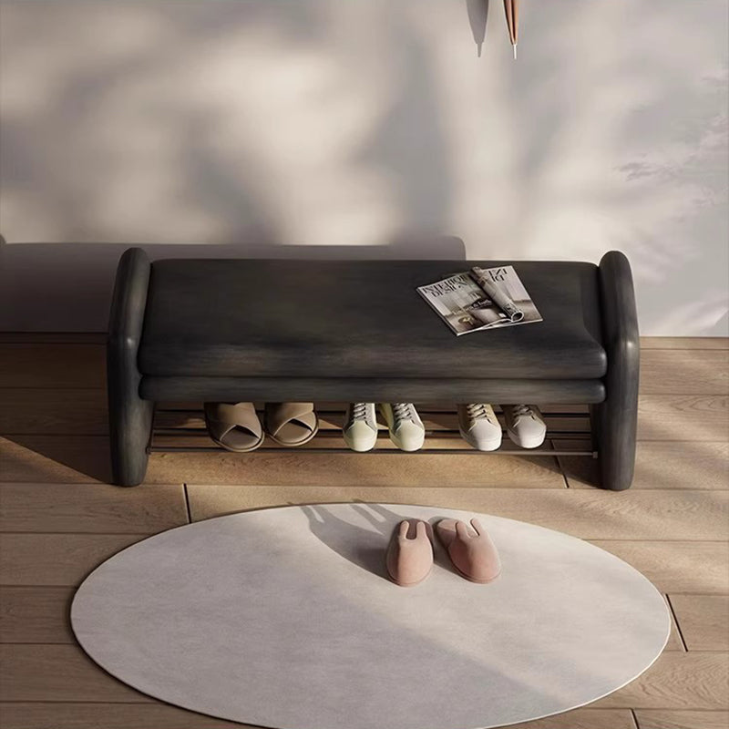 Modern Round Shoe Bench