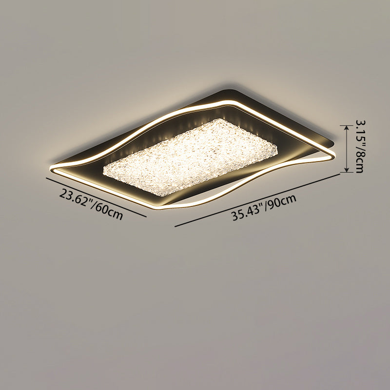 Modern Rectangular Ceiling Light