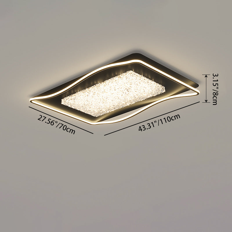 Modern Rectangular Ceiling Light
