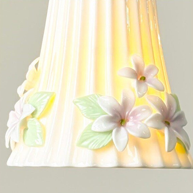 Traditional Floral Pendant Light