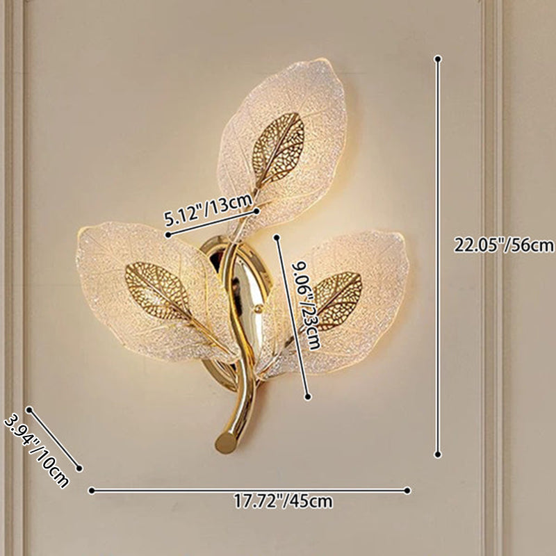 Modern Leaf Wall Sconce