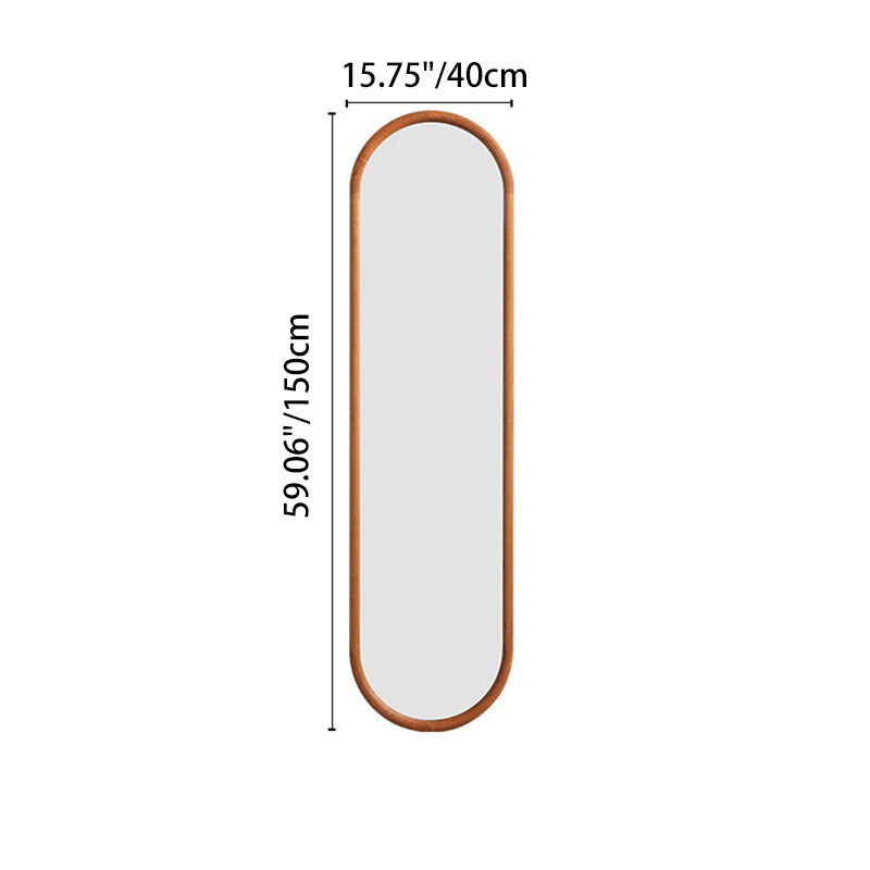 Contemporary Oval Wall Mirror