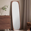 Contemporary Round Floor Mirror