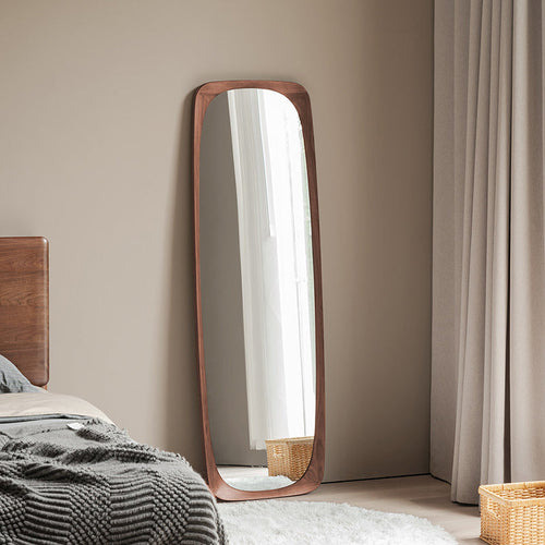 Contemporary Round Floor Mirror