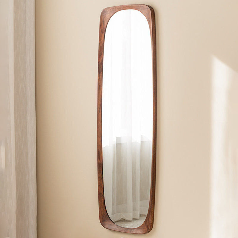 Contemporary Round Floor Mirror