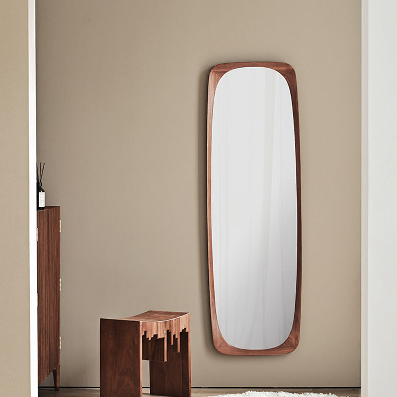 Contemporary Round Floor Mirror