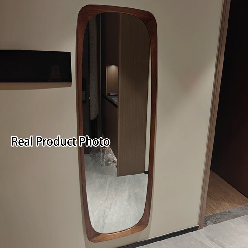 Contemporary Round Floor Mirror