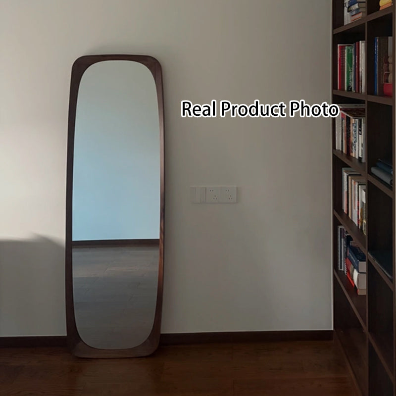 Contemporary Round Floor Mirror