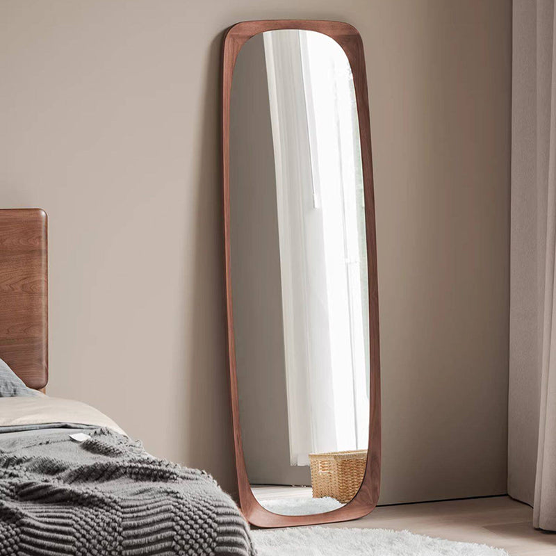 Contemporary Round Floor Mirror