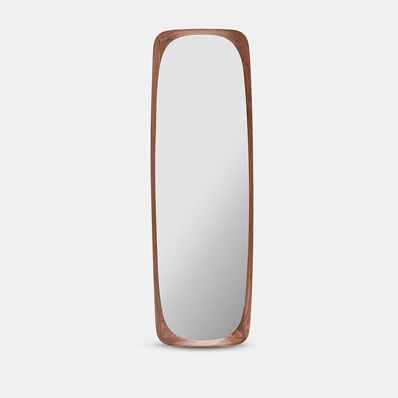Contemporary Round Floor Mirror