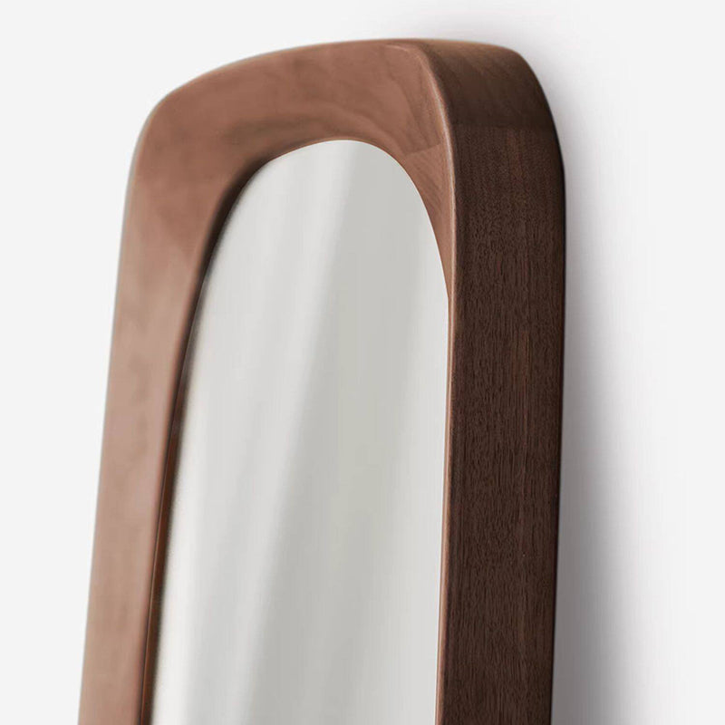 Contemporary Round Floor Mirror