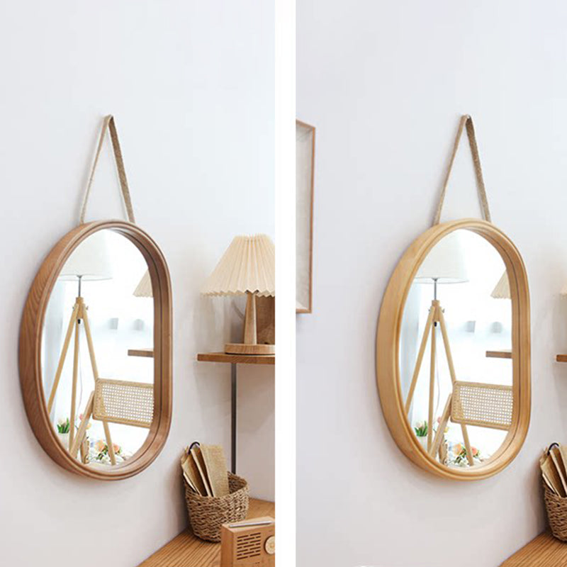 Contemporary Oval Wall Mirror
