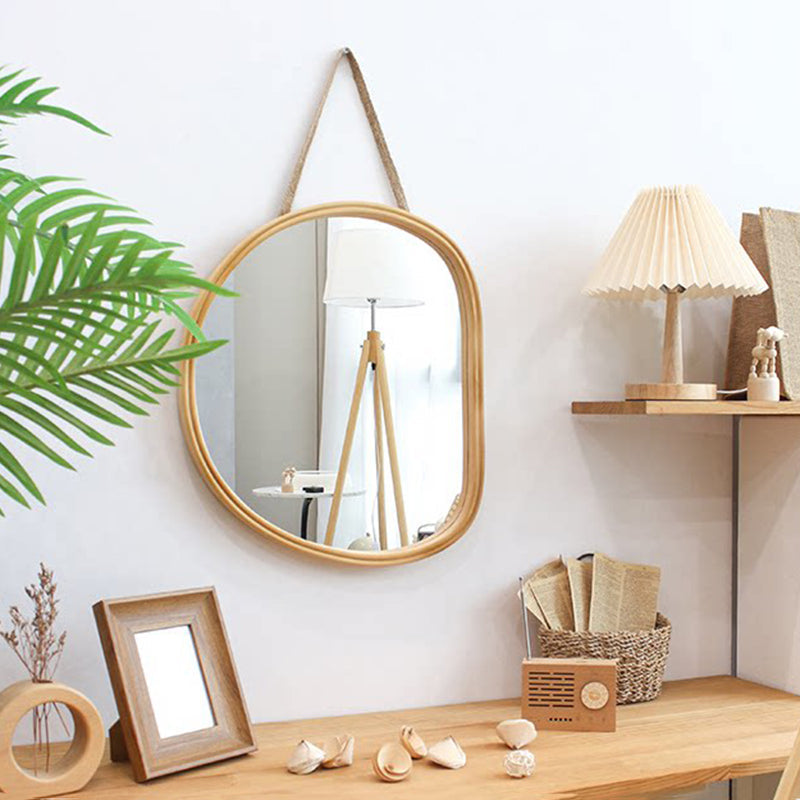 Contemporary Oval Wall Mirror