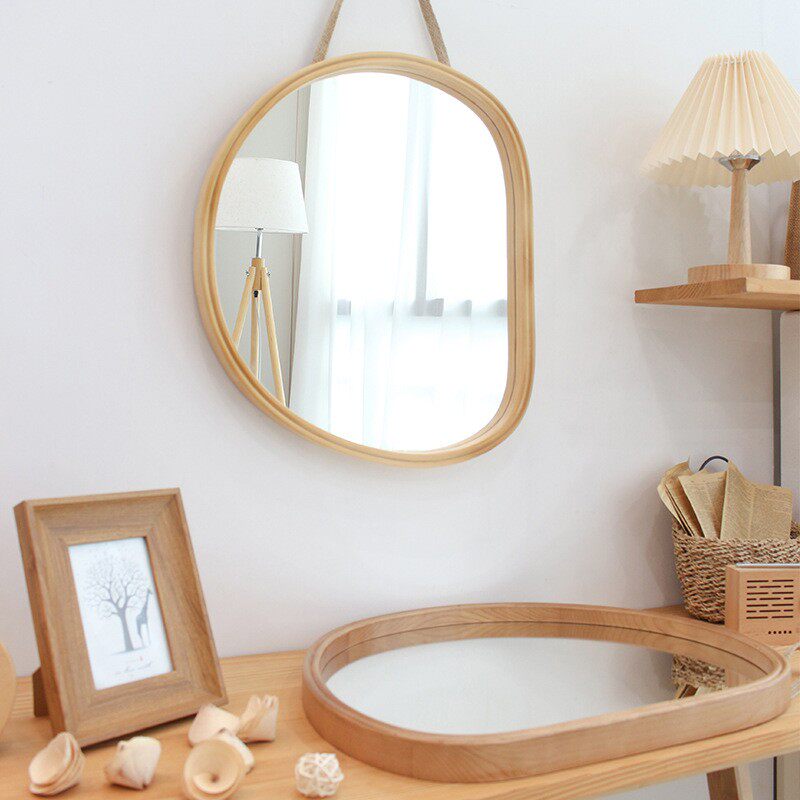Contemporary Oval Wall Mirror
