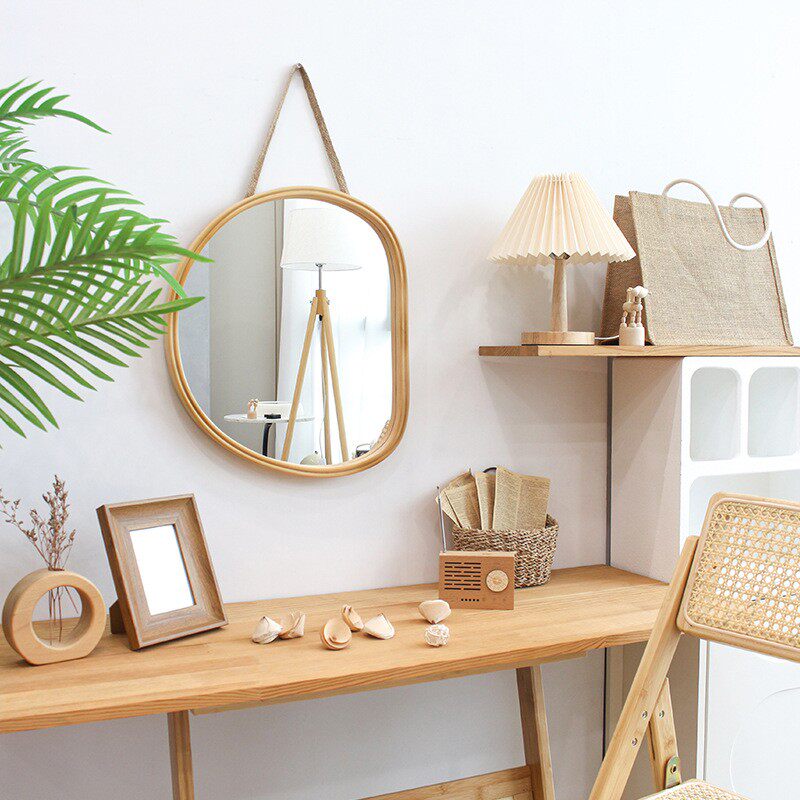 Contemporary Oval Wall Mirror