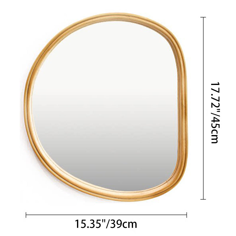 Contemporary Oval Wall Mirror