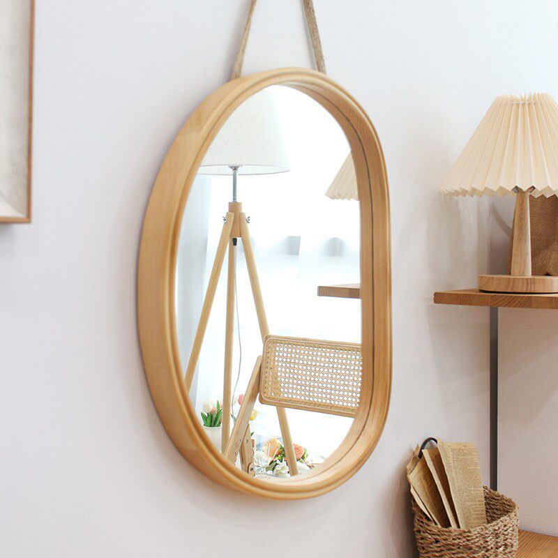 Contemporary Oval Wall Mirror