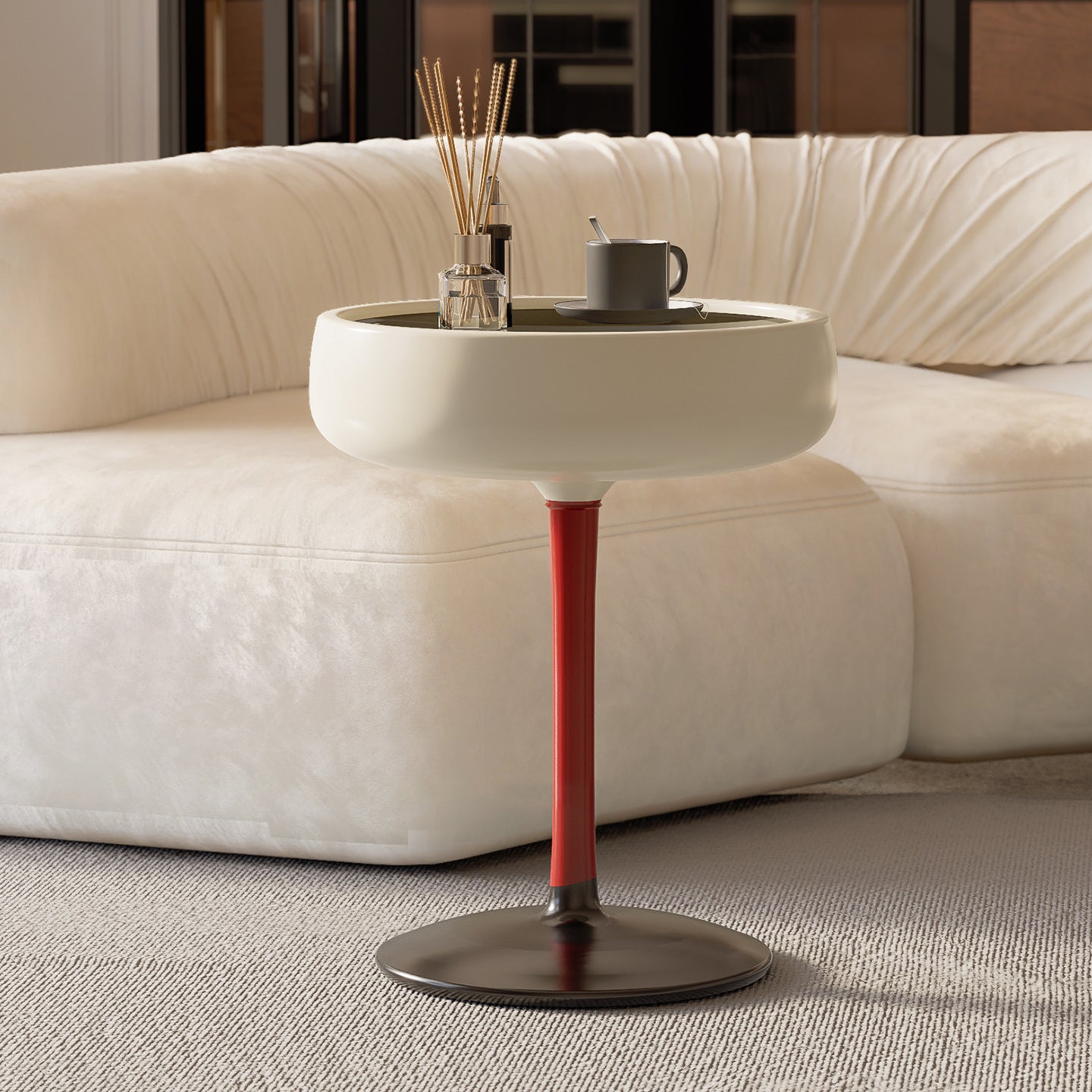 Contemporary Wine Glass Side Table