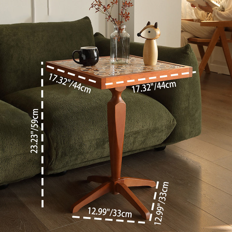 Traditional Square Coffee Table