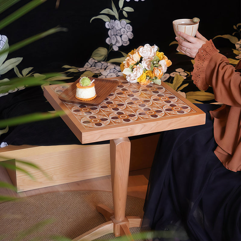 Traditional Square Coffee Table