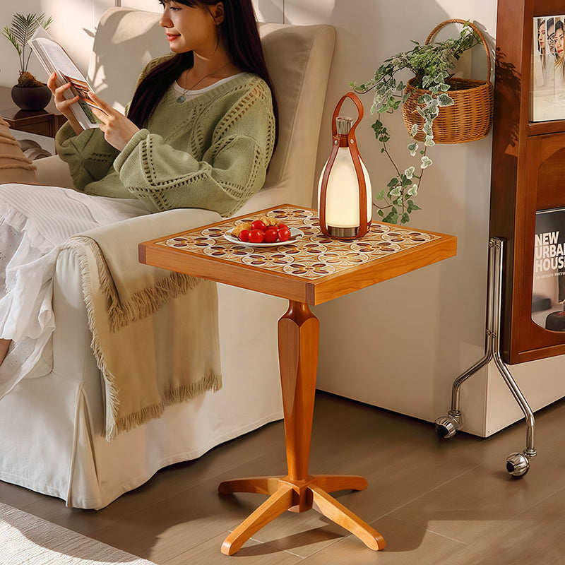 Traditional Square Coffee Table