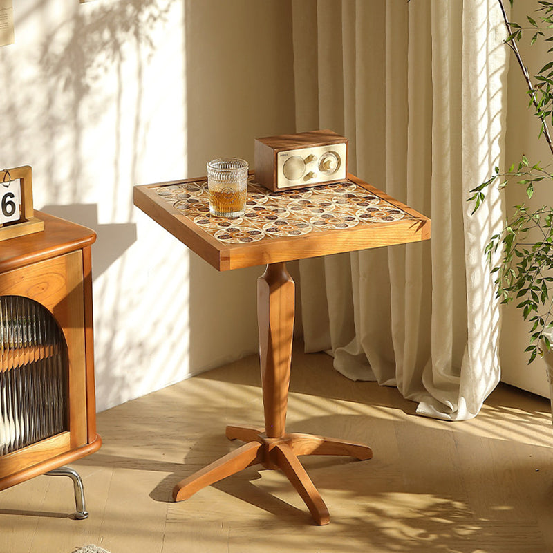 Traditional Square Coffee Table