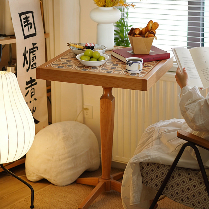 Traditional Square Coffee Table
