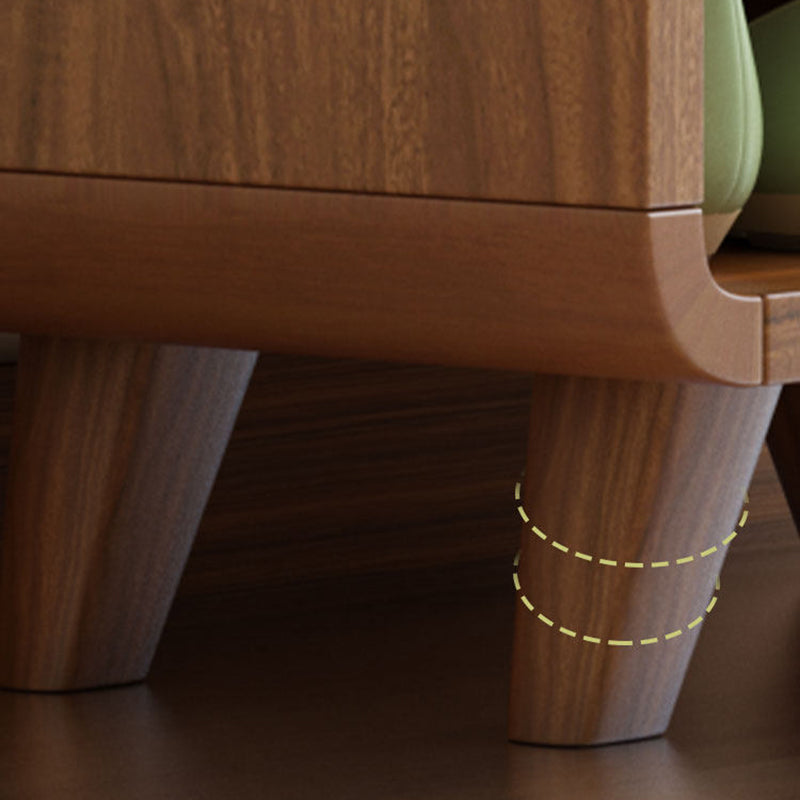 Contemporary Rectangular Shoe Bench