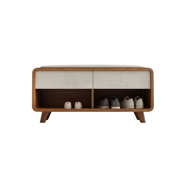 Contemporary Rectangular Shoe Bench