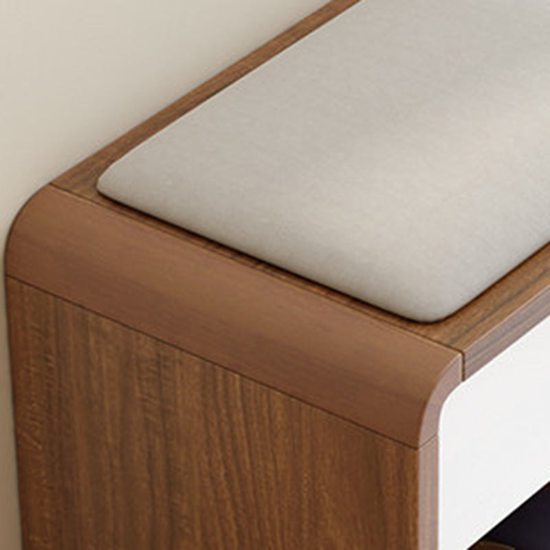 Contemporary Rectangular Shoe Bench