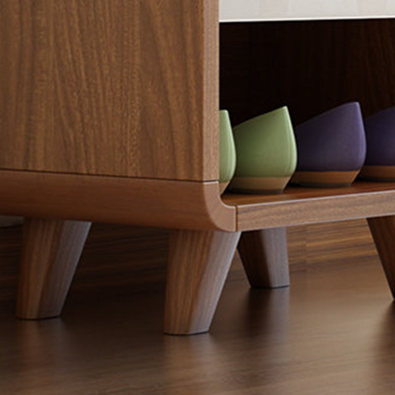 Contemporary Rectangular Shoe Bench
