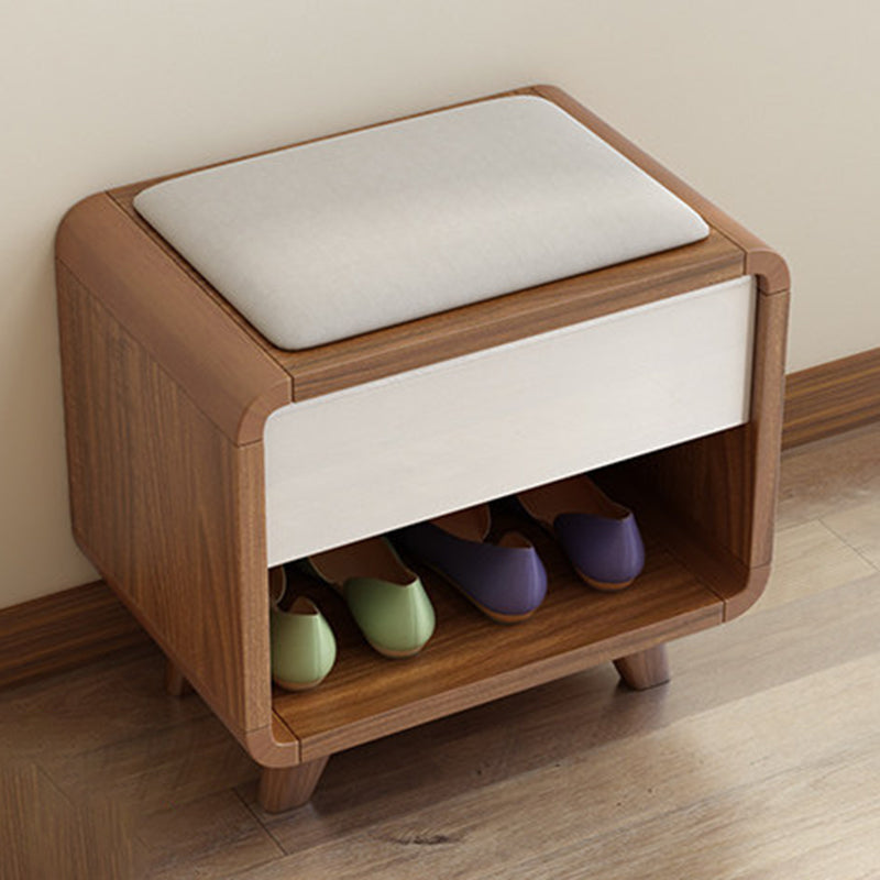 Contemporary Rectangular Shoe Bench