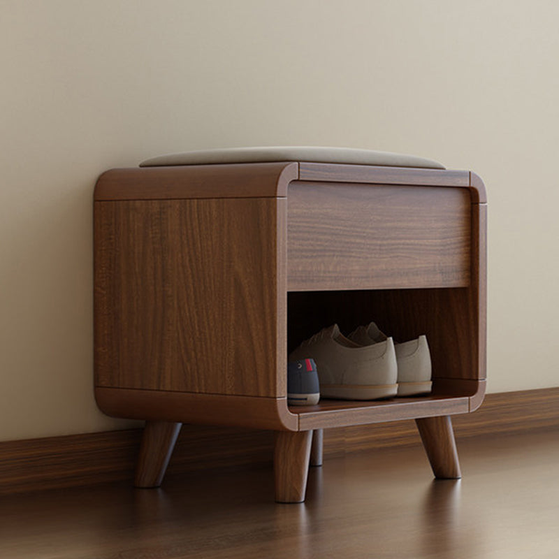 Contemporary Rectangular Shoe Bench