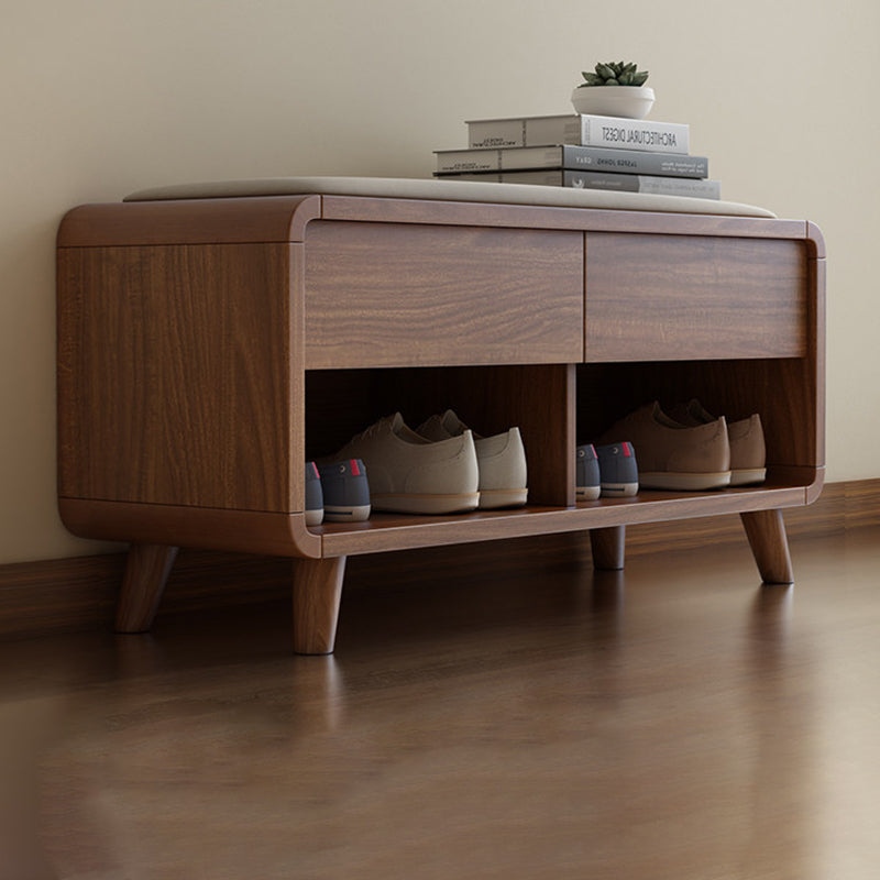Contemporary Rectangular Shoe Bench