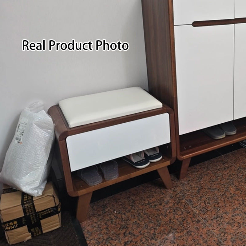 Contemporary Rectangular Shoe Bench