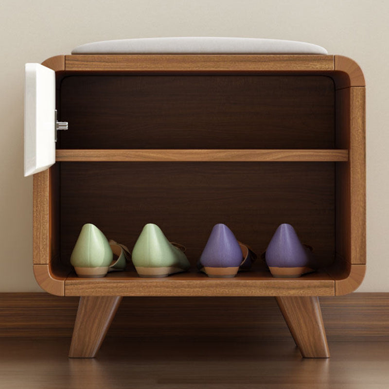 Contemporary Rectangular Shoe Bench