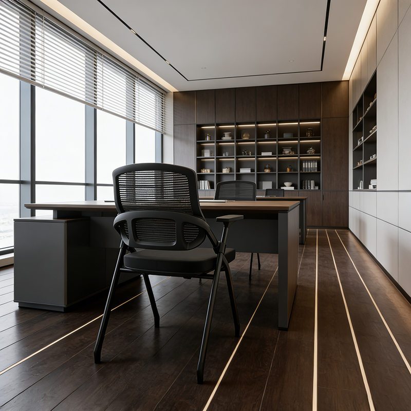Modern Rectangular Desk Chair