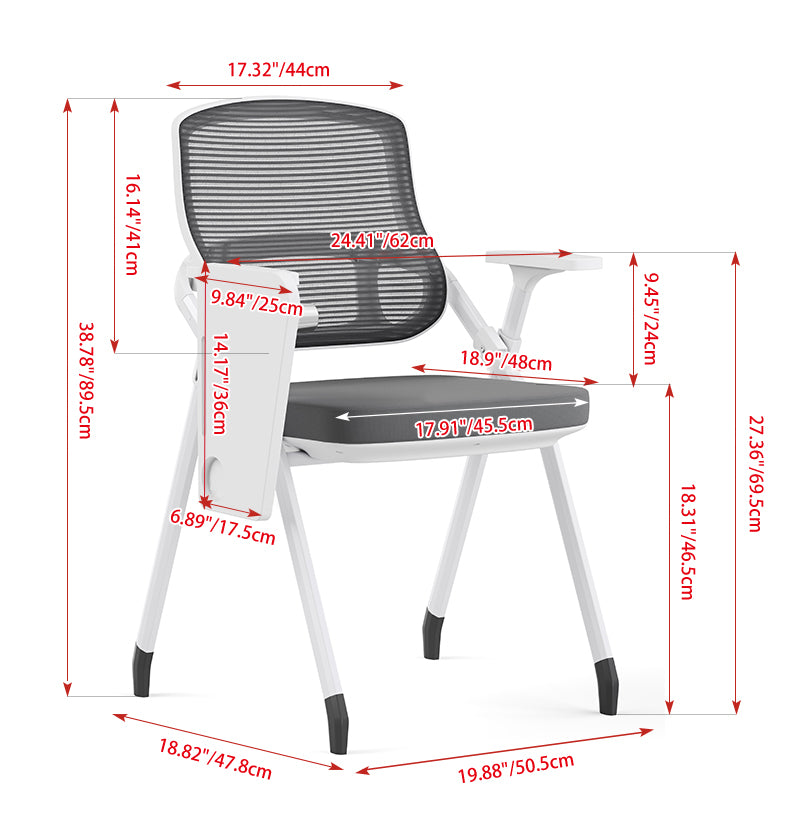 Modern Rectangular Desk Chair