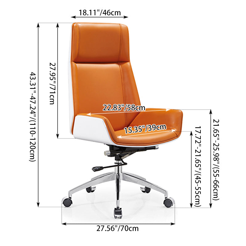 Modern Rectangular Desk Chair