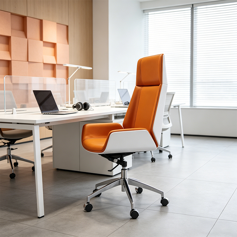 Modern Rectangular Desk Chair